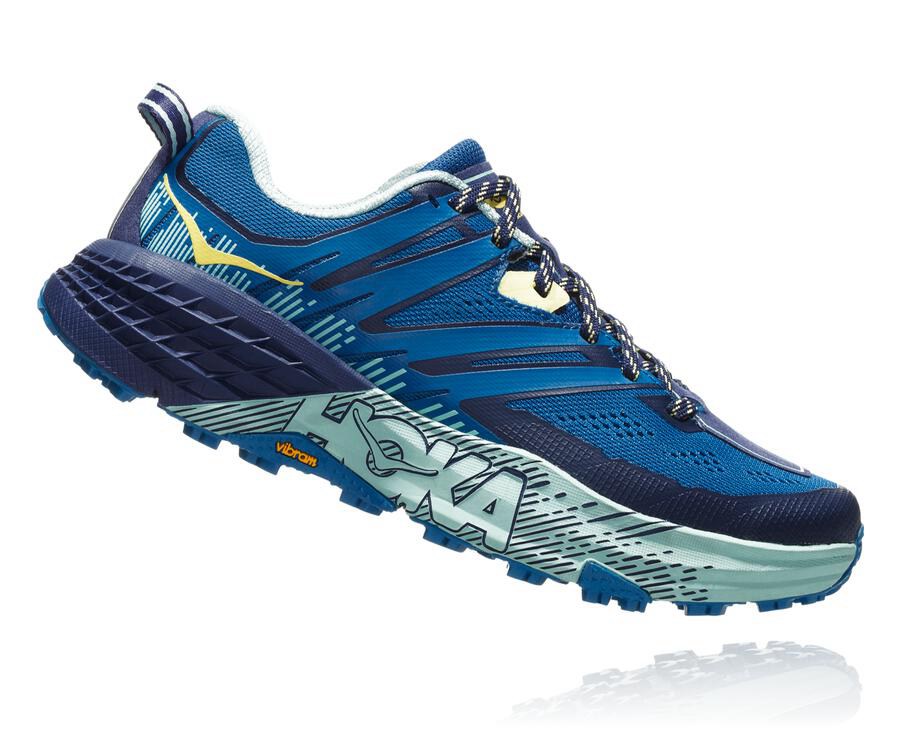 Hoka One One Spor Ayakkabı Kadın Mavi - Speedgoat 3 - LU1647205